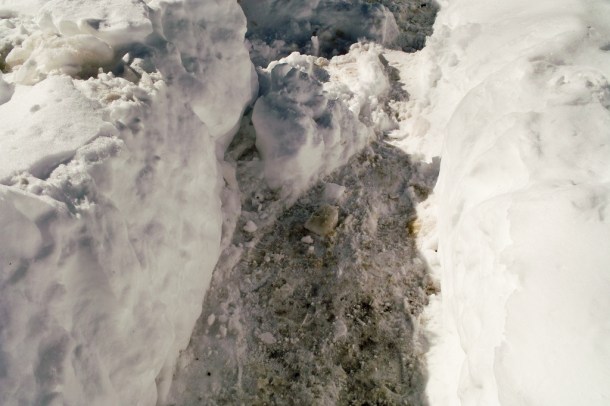 Snow and ice have packed Bronx sidewalks. (Flickr)