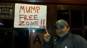 The outbreak did not seem to impact Fordham's nightlife. (Twitter)